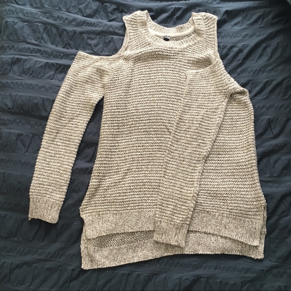 Cold Shoulder Sweater